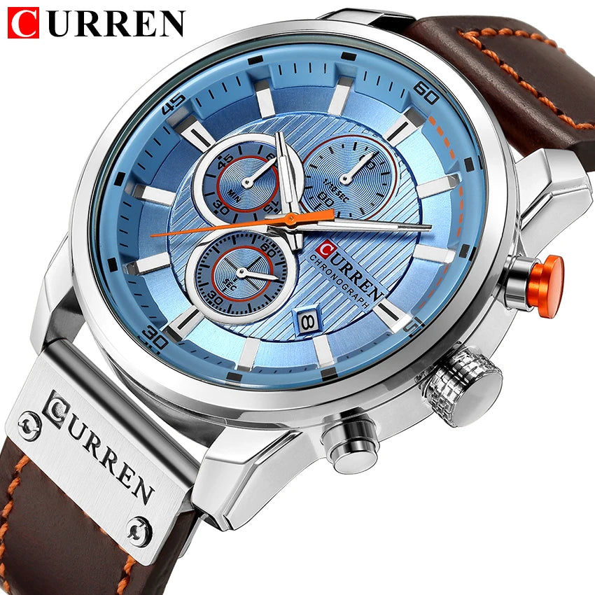CURREN Fashion Date Quartz Men Watches