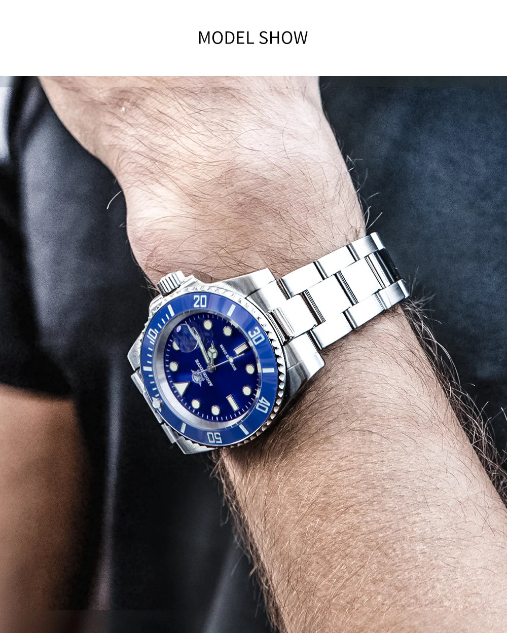 ADDIESDIVE Stainless Steel Watch