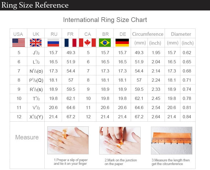 Ring Inlaid Crystal Zircon Ring For Woman Charm Jewelry Gift