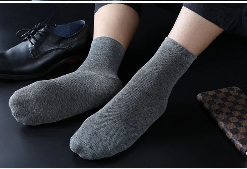 Men's Cotton Blend Socks Black