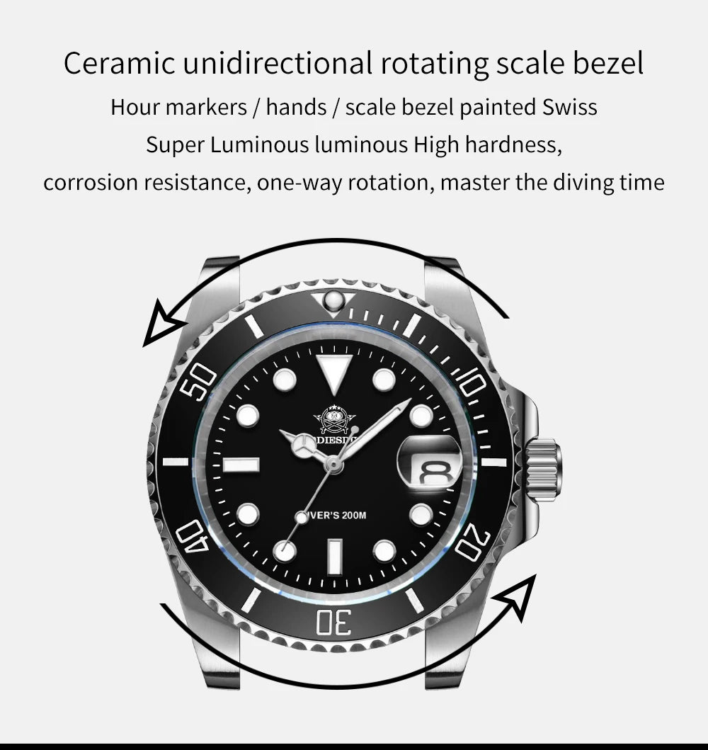ADDIESDIVE Stainless Steel Watch