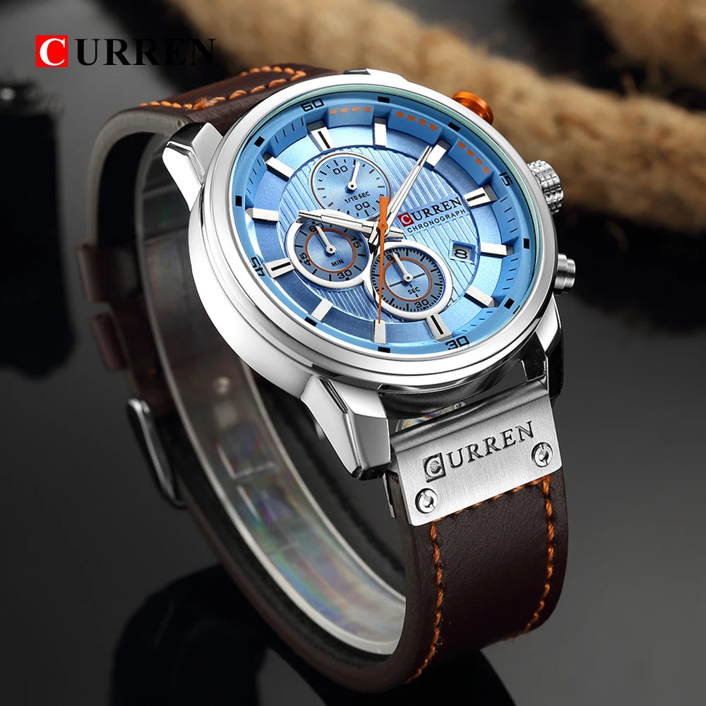 CURREN Fashion Date Quartz Men Watches