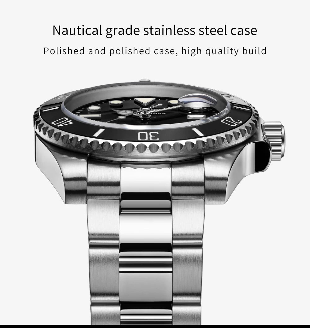 ADDIESDIVE Stainless Steel Watch