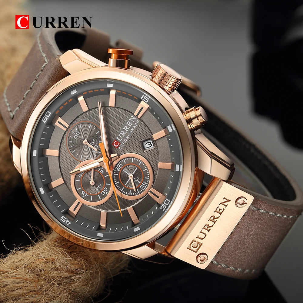 CURREN Fashion Date Quartz Men Watches
