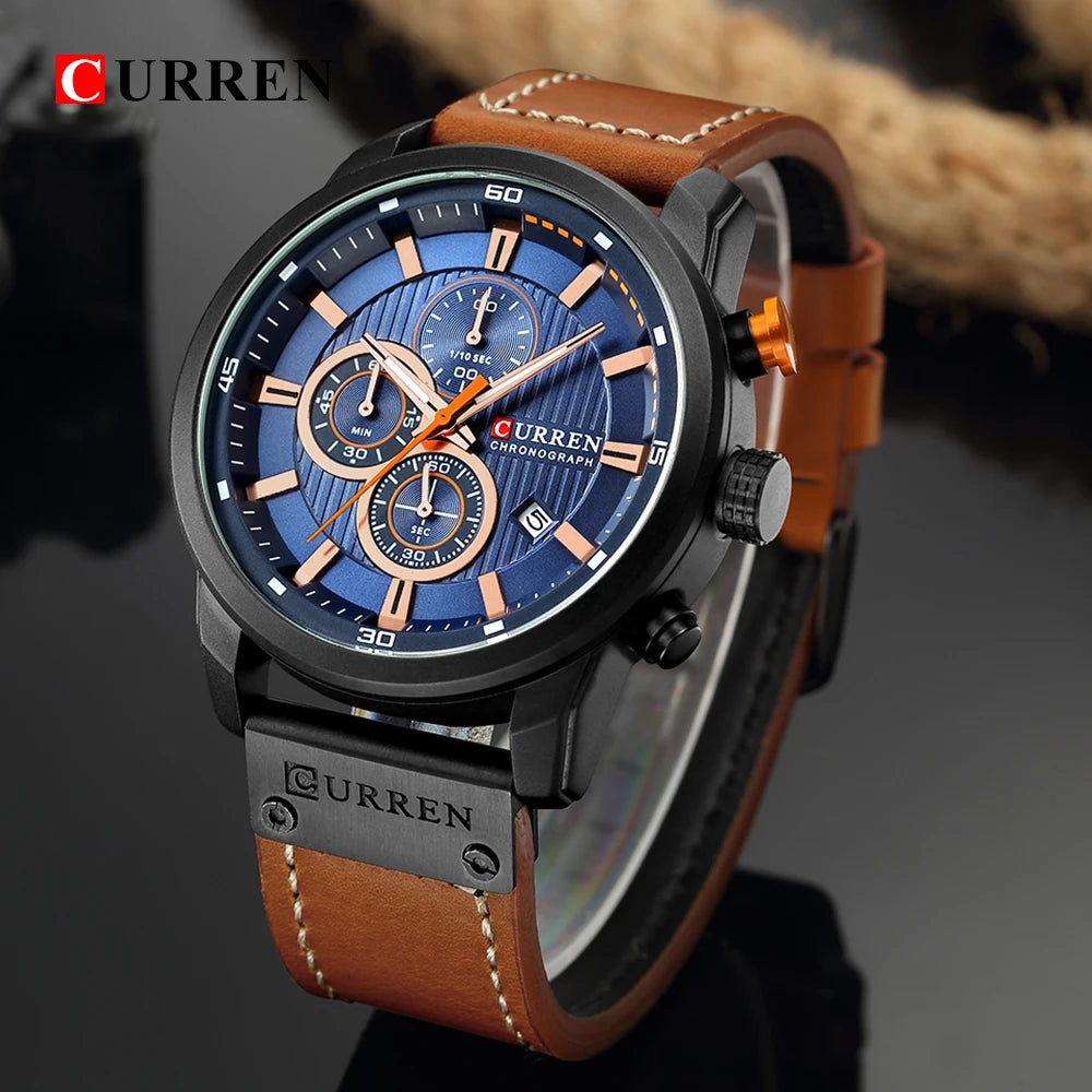 CURREN Fashion Date Quartz Men Watches