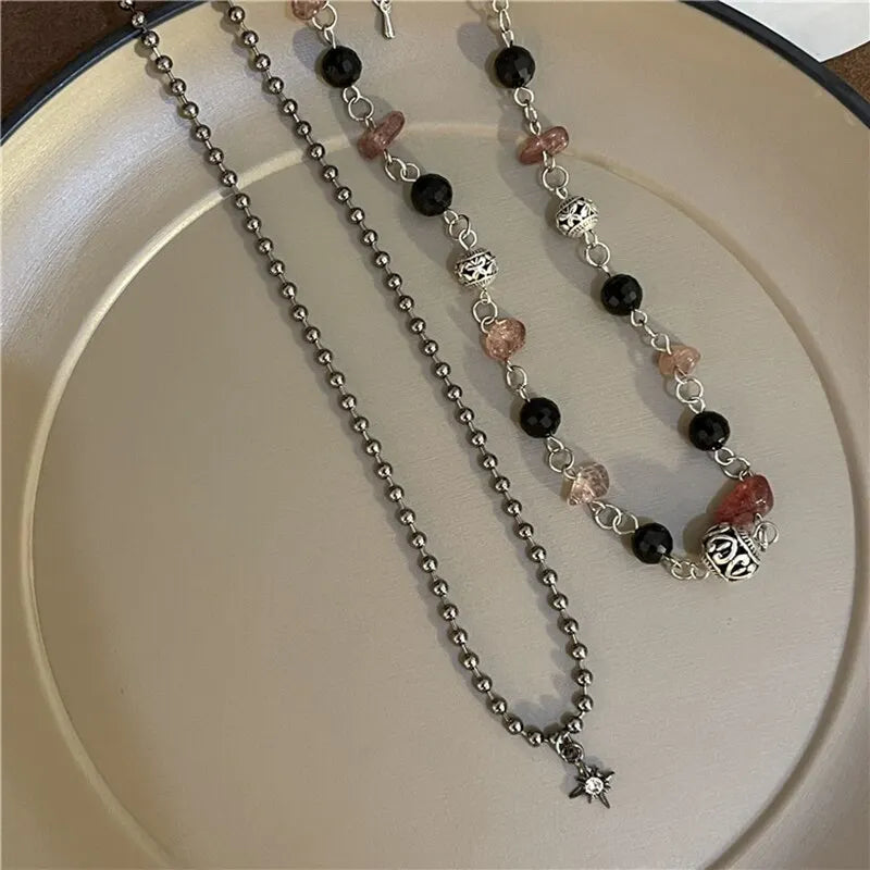 Necklaces Natural Stone Beads Style Jewelry