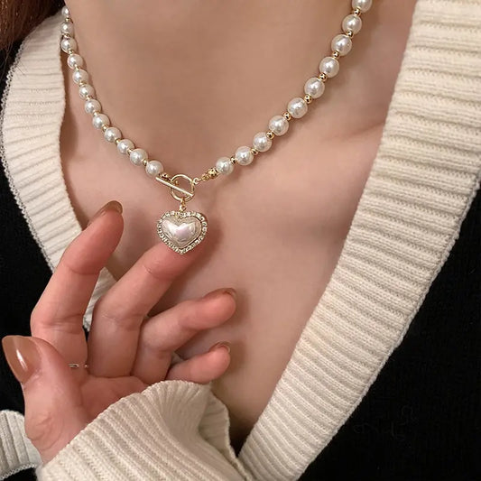 Necklace For Women Heart Pendant Necklaces Luxury Jewelry Girls Gifts