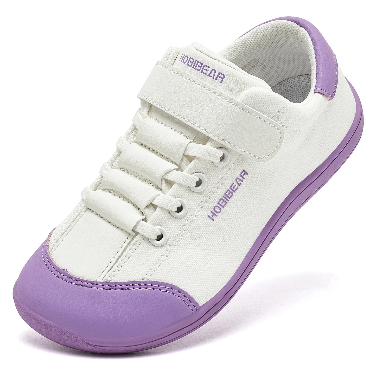 Shoes Kids Wide Toe Minimalist Sneakers Lightweight Hook Loop Artificial Leather Fabric Shoes