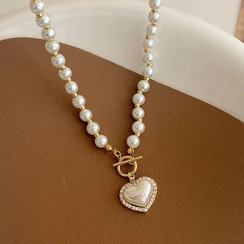 Necklace For Women Heart Pendant Necklaces Luxury Jewelry Girls Gifts