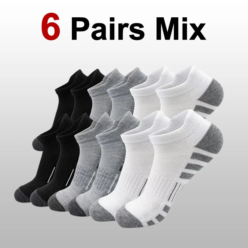 Men Basketball Sports Sock Fashionable Black White