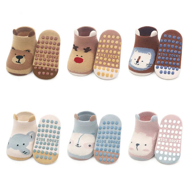 6 Pairs Kids Cotton Socks