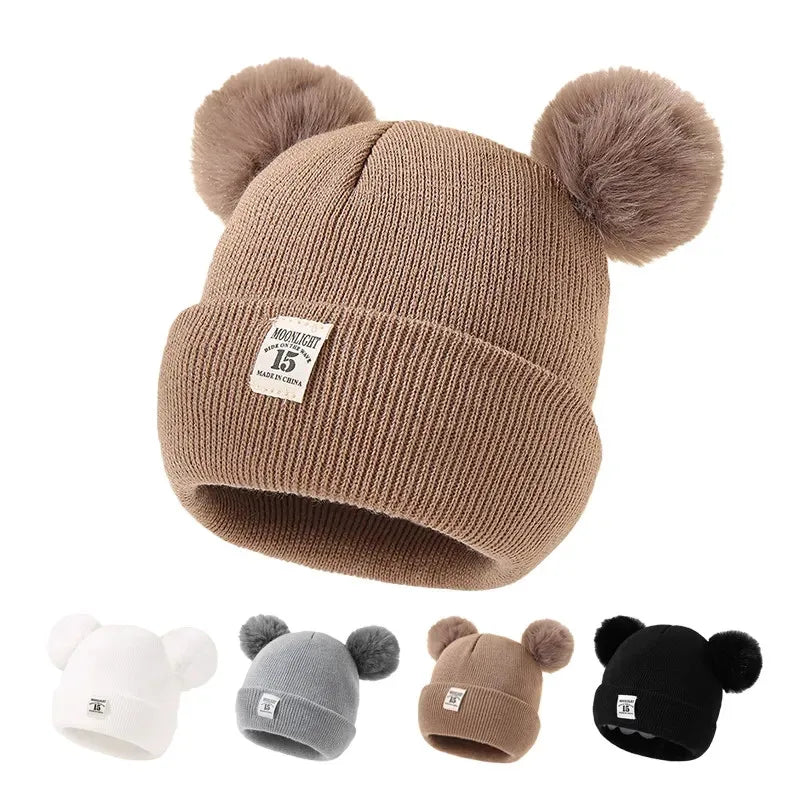 Autumn Winter Baby Warm Knitted Hats