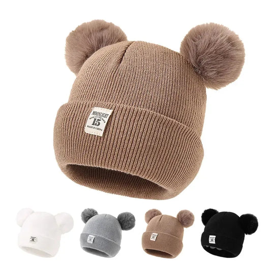 Autumn Winter Baby Warm Knitted Hats