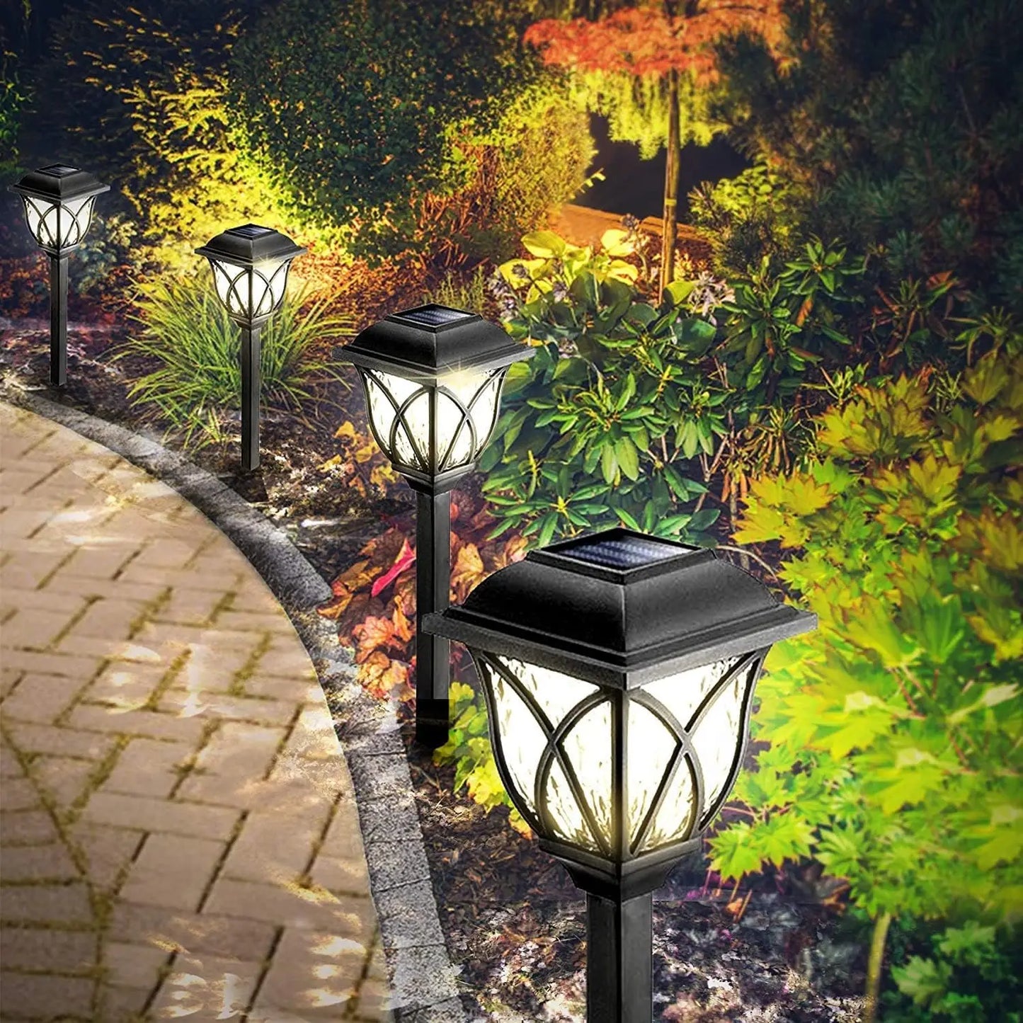 Lights Outdoor Lamp Waterproof Warm Light Garden Courtyard