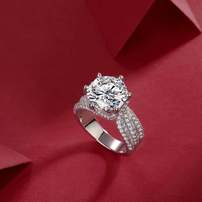 Solitaire Ring For Women 925  Jewelry