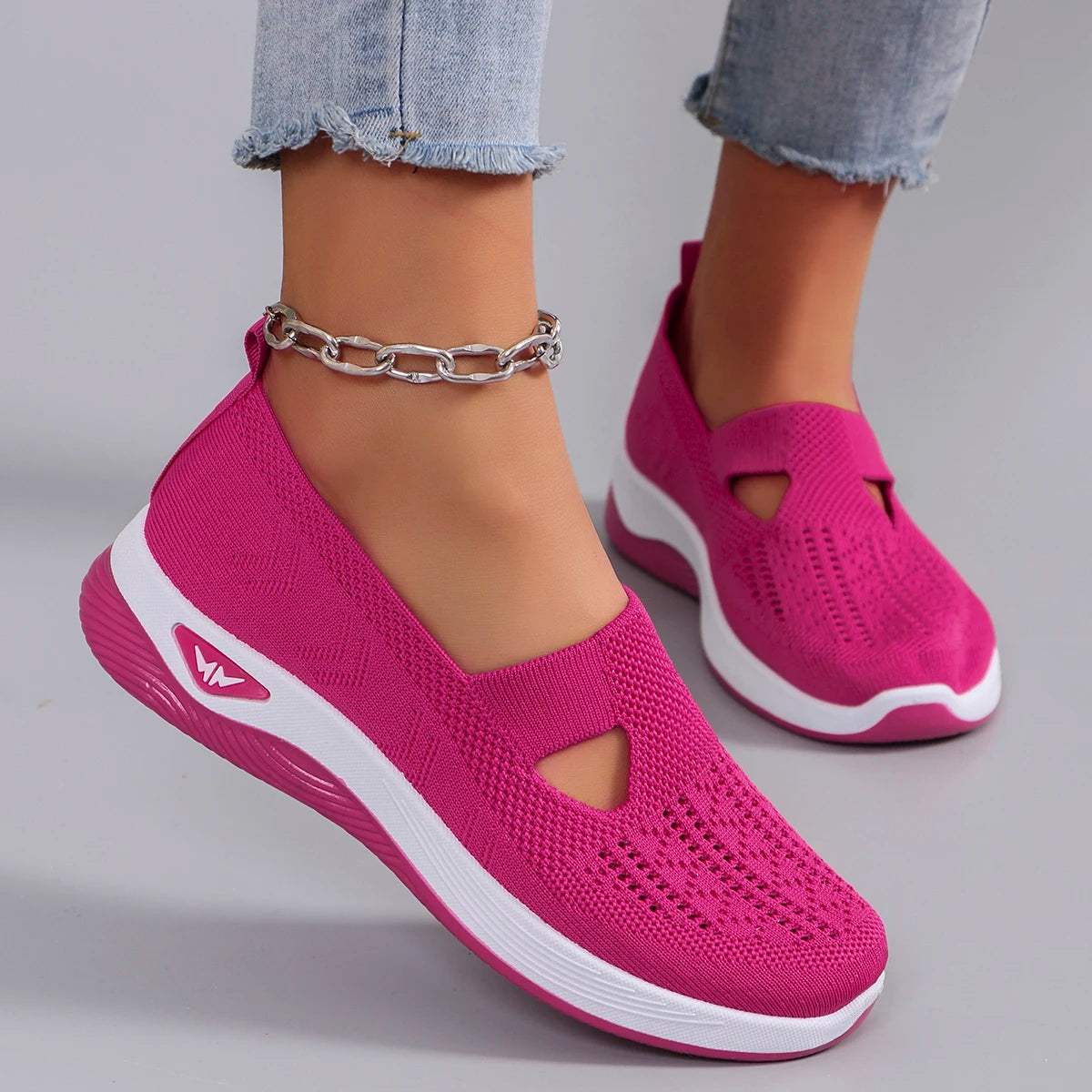 Spring new women's sports shoes, flat shoes