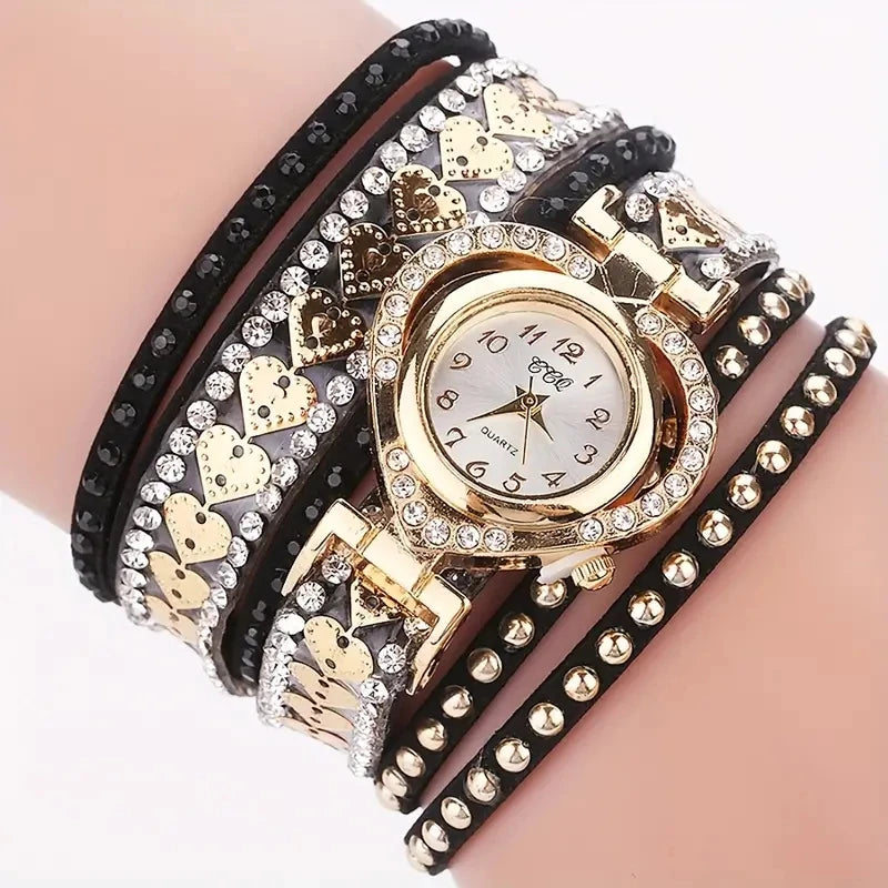 Watches Long Velvet Band Wristwatch