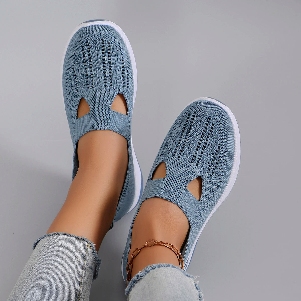 Spring new women's sports shoes, flat shoes