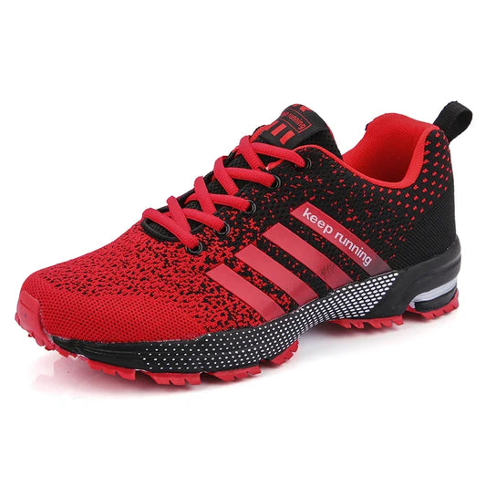 Men Sneakers Fashion Breathable Mesh Comfortable Black Sports Shoes