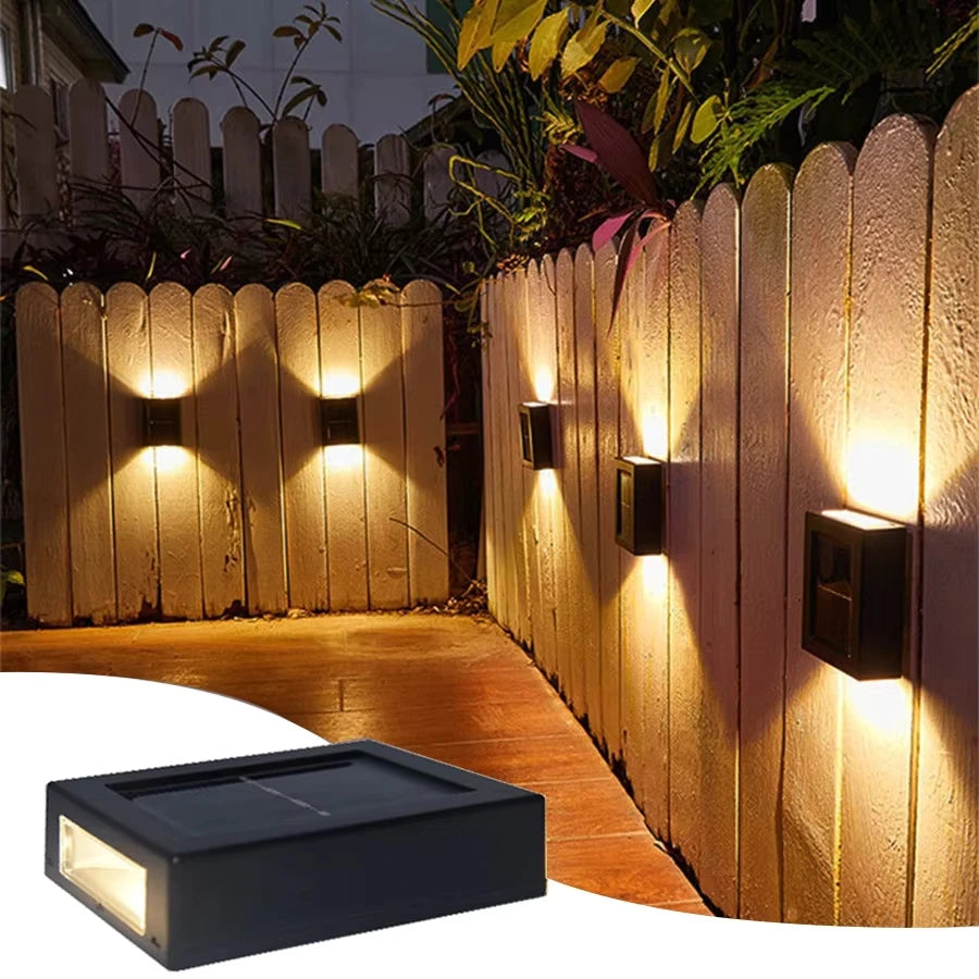 Outdoor Light Solar Lighting Sensor Lamp Streetlights Exterior Garden