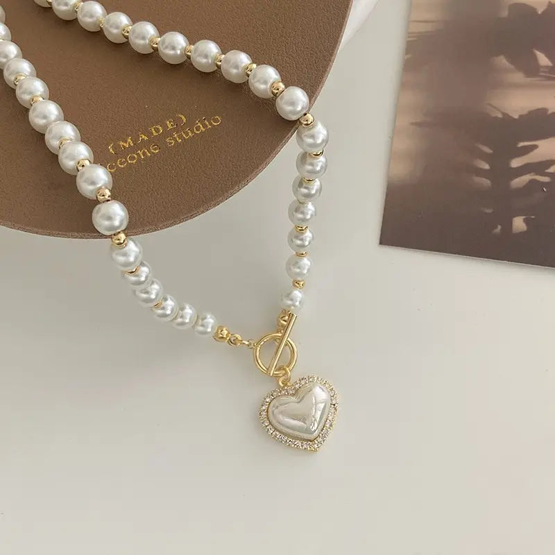 Necklace For Women Heart Pendant Necklaces Luxury Jewelry Girls Gifts