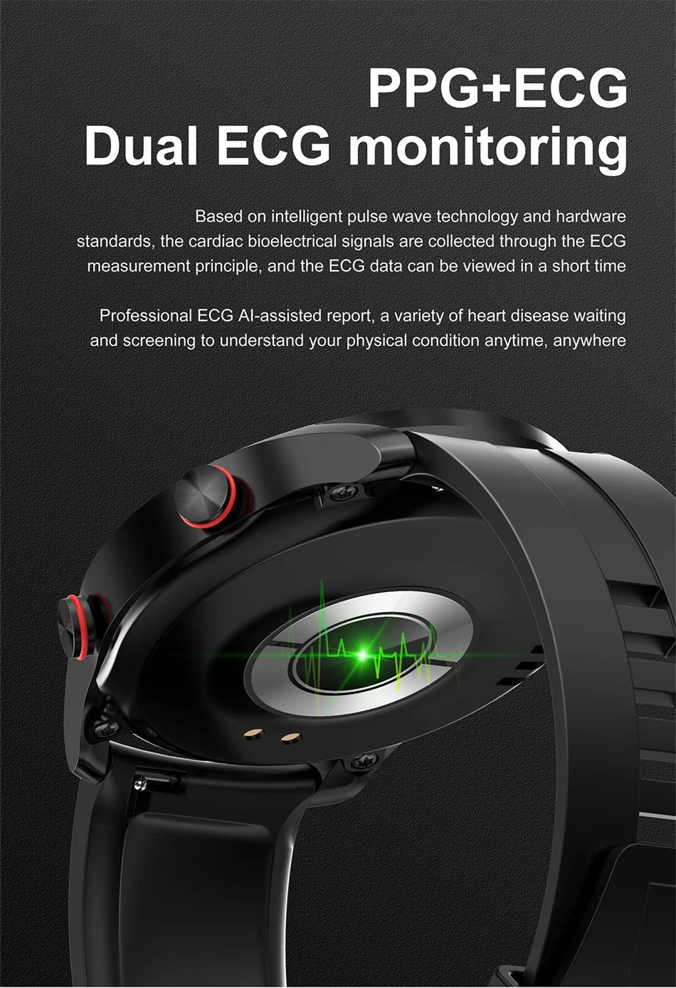 Smart Watch Men Laser Health Blood