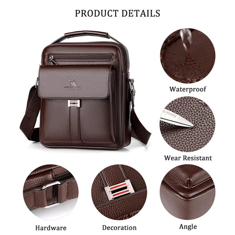 Bags Waterproof Vintage Men Handbags Large Bag Man Messenger Bags Tote Bag