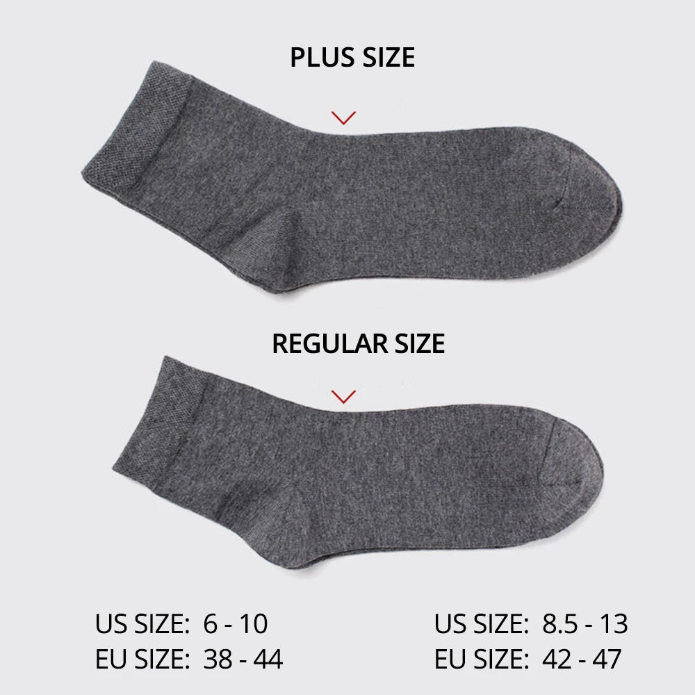 Men's Cotton Blend Socks Black