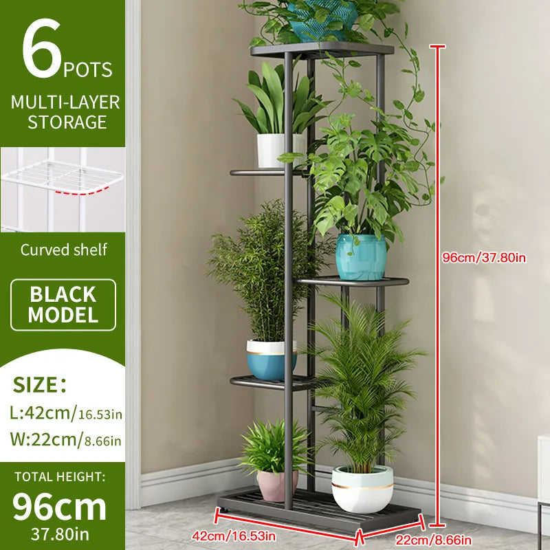 Stand For Flowers Flower Stand Flowerpot Organizer Iron 4/5/6Layers Plant