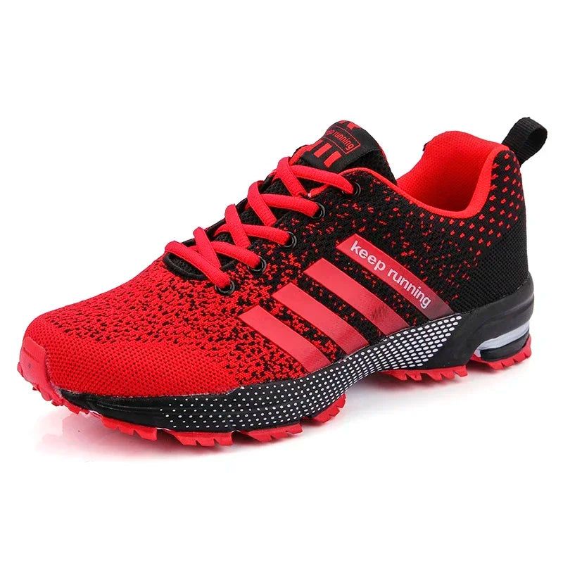 Men Sneakers Fashion Breathable Mesh Comfortable Black Sports Shoes