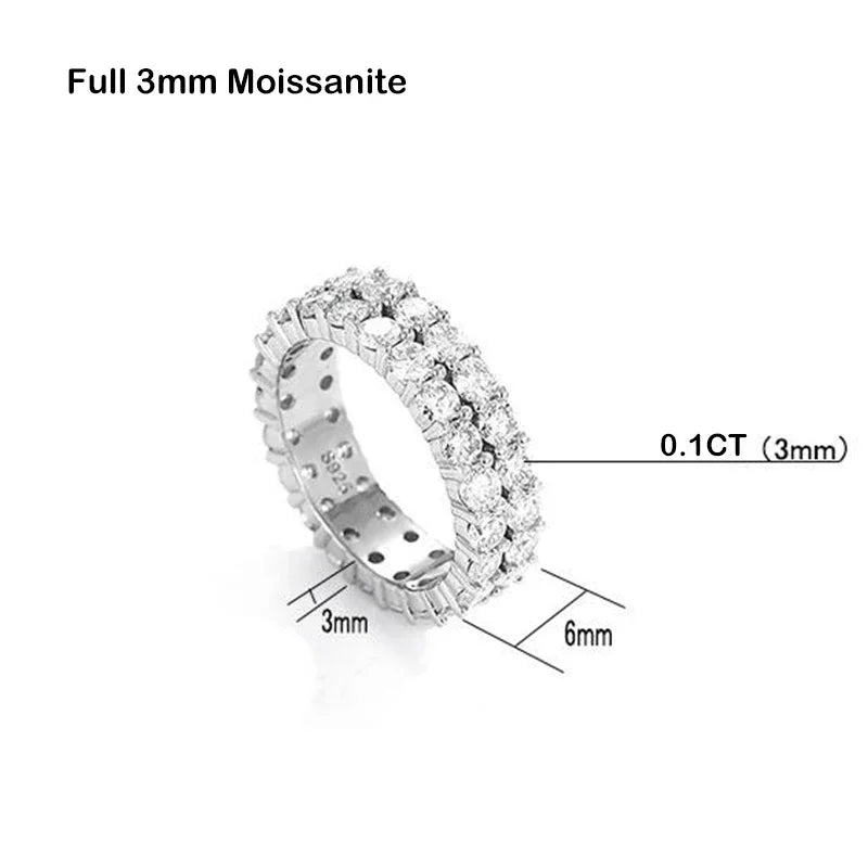 Ring For Women S925 Silver Wedding Band Rings Fine Jewelry