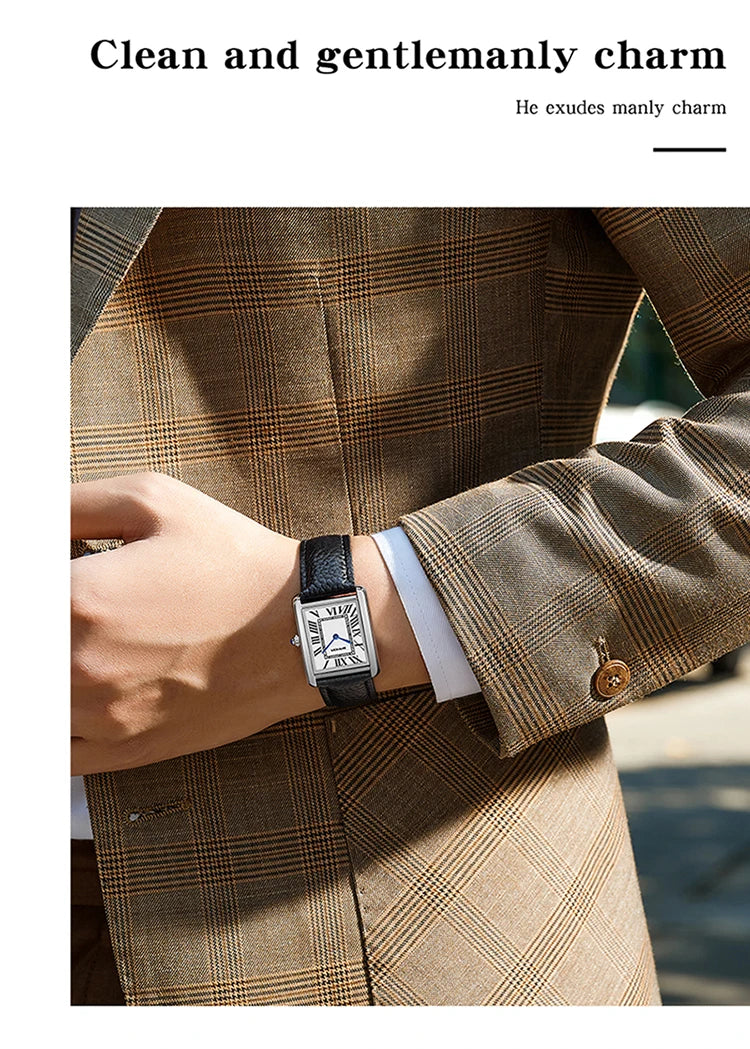 Watch 30M Waterproof Casual Fashion Women Men Quartz