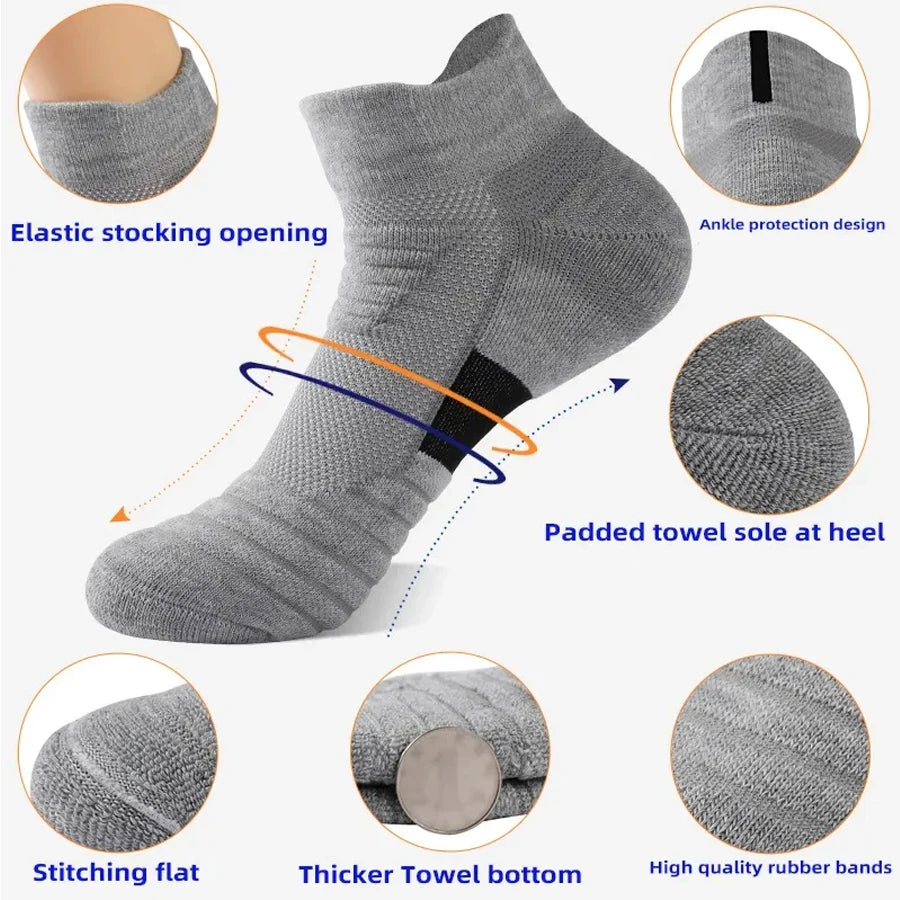 Football Socks Men Cotton Sock Short Long