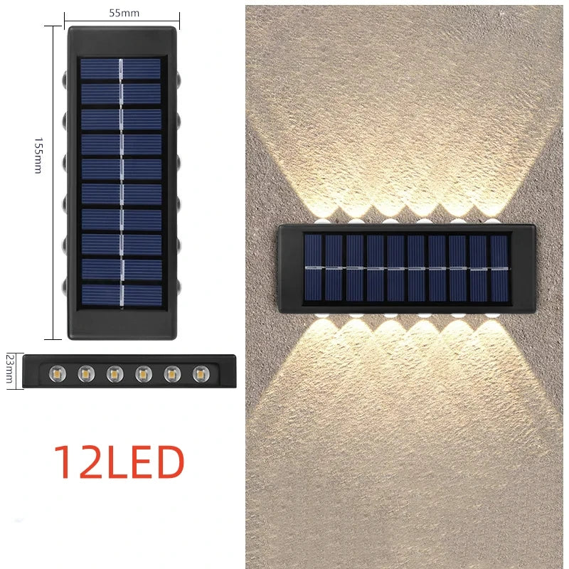 Outdoor Light Solar Lighting Sensor Lamp Streetlights Exterior Garden