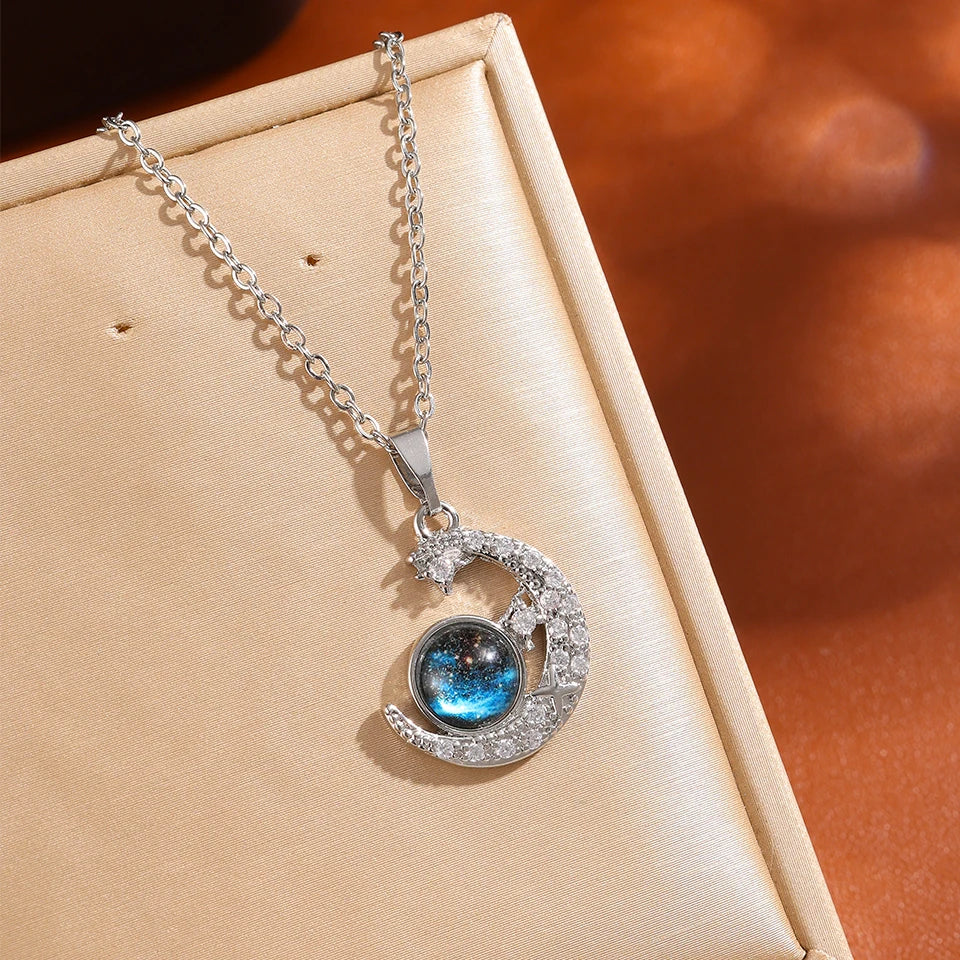 Steel Star Series Necklace for Women Gold Color Necklaces Jewelry Gifts