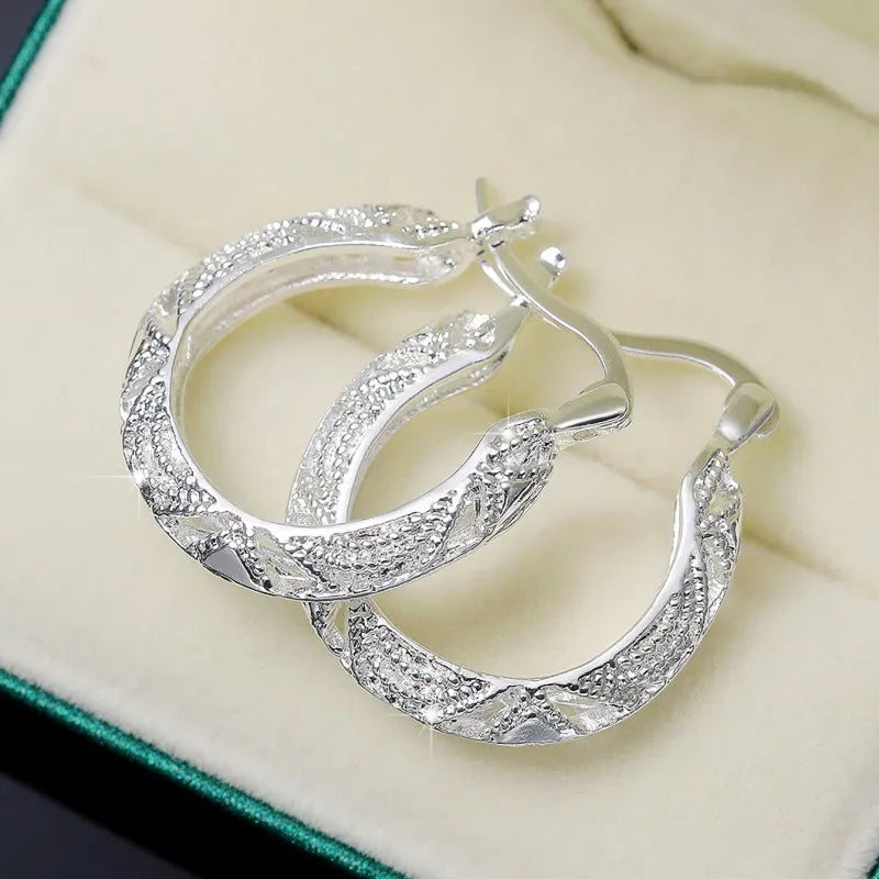 Earrings for Women Metal Style U Shape Circle Earrings Modern Fashion Girls Ear Jewelry