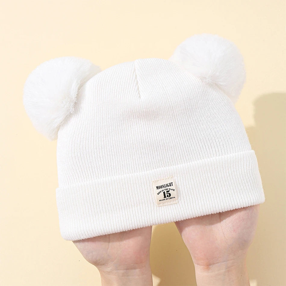 Autumn Winter Baby Warm Knitted Hats