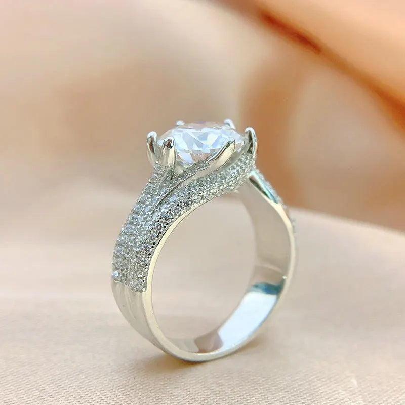 Solitaire Ring For Women 925  Jewelry