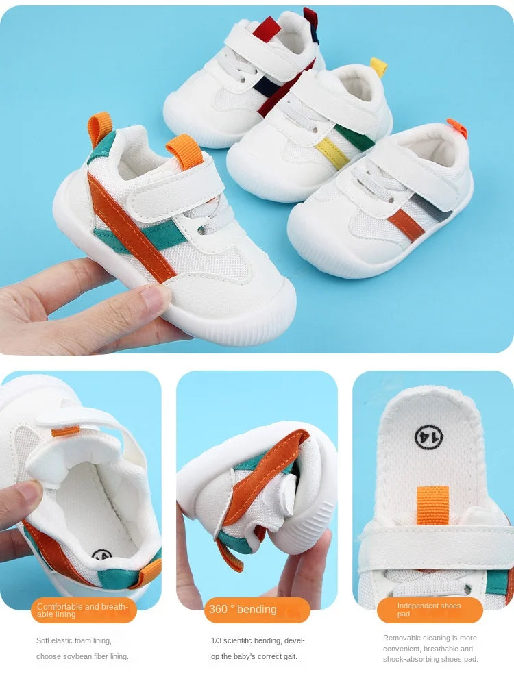 Baby Toddler Shoes Girls Boys Mesh Breathable Single Shoes