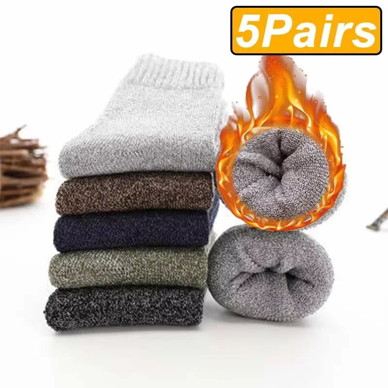 5 Pairs Socks MEN'S Mid-calf Spring