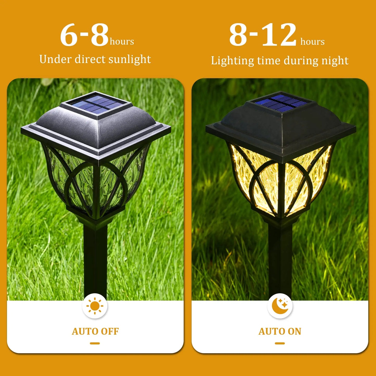 Lights Outdoor Lamp Waterproof Warm Light Garden Courtyard