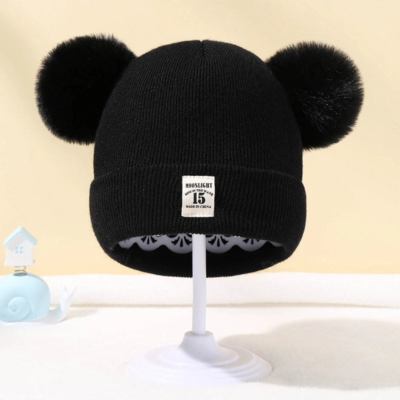 Autumn Winter Baby Warm Knitted Hats