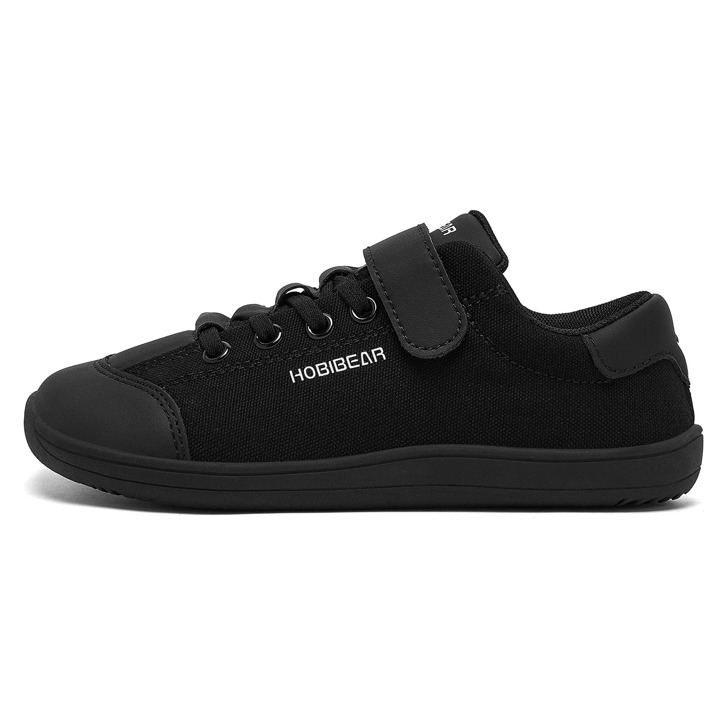 Shoes Kids Wide Toe Minimalist Sneakers Lightweight Hook Loop Artificial Leather Fabric Shoes