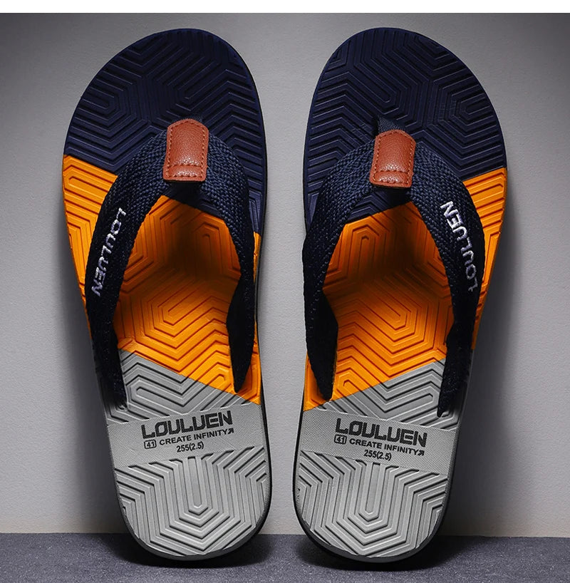 High Quality Hot Sale Men Flip Flops Summer Beach Men Slippers Summer Outdoor