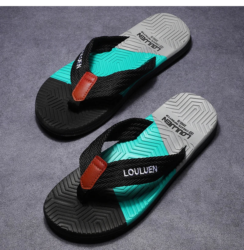High Quality Hot Sale Men Flip Flops Summer Beach Men Slippers Summer Outdoor