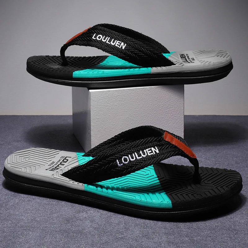 High Quality Hot Sale Men Flip Flops Summer Beach Men Slippers Summer Outdoor