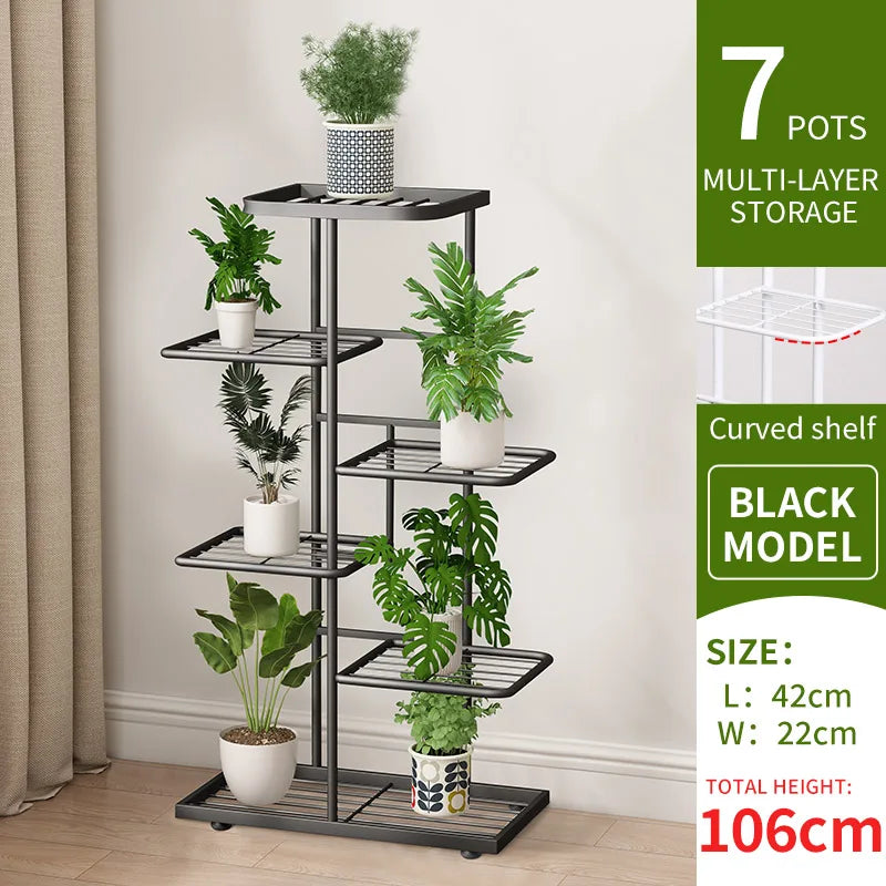 Stand For Flowers Flower Stand Flowerpot Organizer Iron 4/5/6Layers Plant