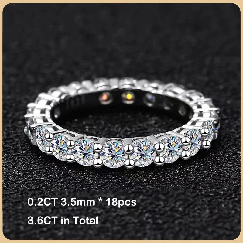 Ring For Women S925 Silver Wedding Band Rings Fine Jewelry