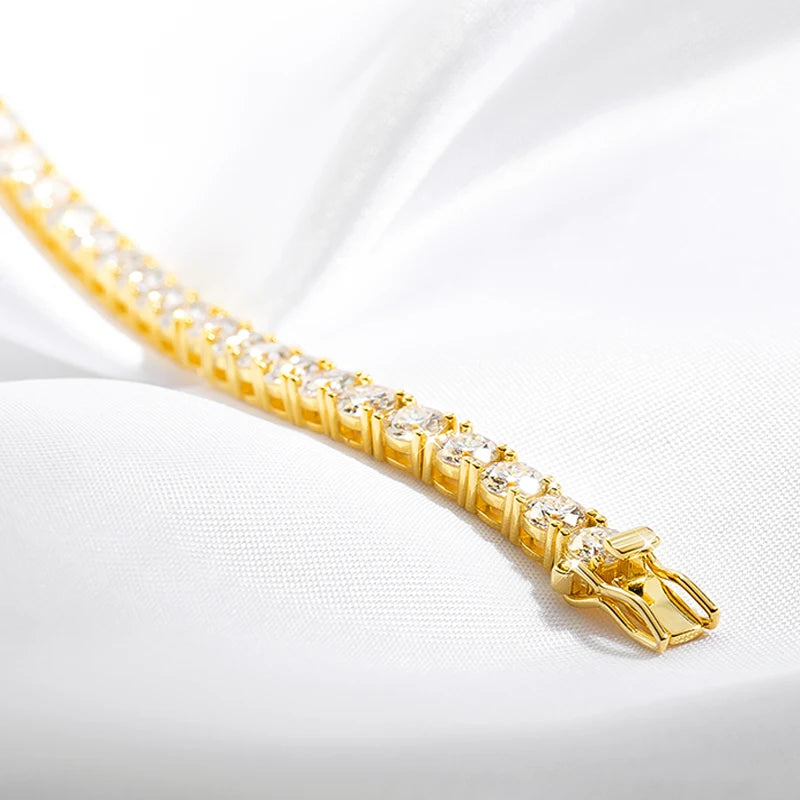 Bracelet for Women 3/4/5mm Classic 925 Sterling Silver