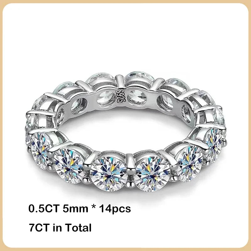 Ring For Women S925 Silver Wedding Band Rings Fine Jewelry